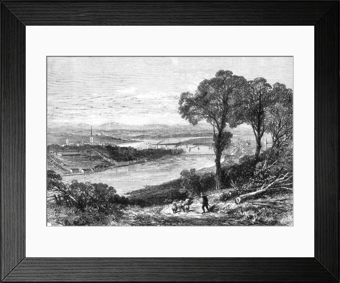 Framed Print : Prince Arthur in Ireland: Londonderry, 1869. Creator: Unknown Framed Print : Prince Arthur in Ireland: Londonderry, 1869. Creator: Unknown
