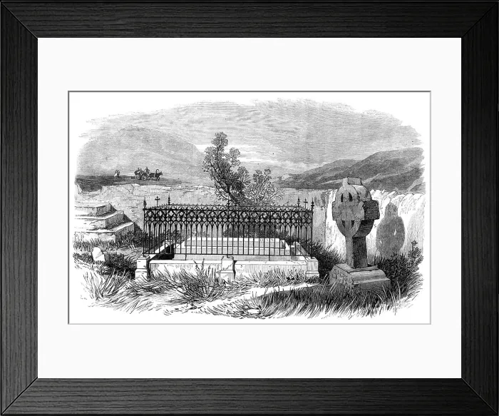 Framed Print : The Crimea Revisited: the Headquarters burial-ground, 1869. Creator: Unknown Framed Print : The Crimea Revisited: the Headquarters burial-ground, 1869. Creator: Unknown