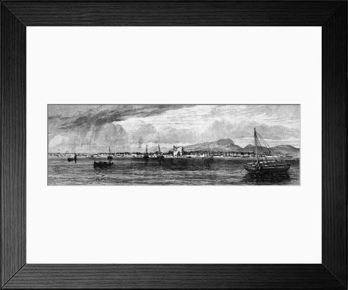 Framed Print : The Abyssinian Expedition: Berbereh, on the coast of Africa, opposite Aden, 1868. Creator: Unknown Framed Print : The Abyssinian Expedition: Berbereh, on the coast of Africa, opposite Aden, 1868. Creator: Unknown
