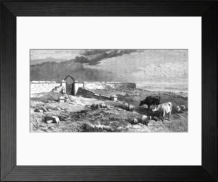 Framed Print : The Crimea Revisited: Cathcart Hill, 1869. Creator: Unknown Framed Print : The Crimea Revisited: Cathcart Hill, 1869. Creator: Unknown