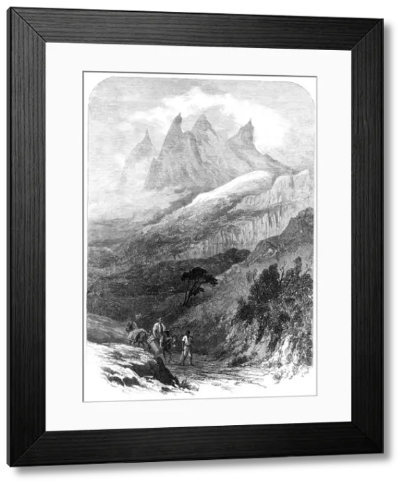 Framed Print : The Friar's Head, in the Organ Mountains, near Theresopolis, Rio de Janeiro, 1869. Creator: Unknown Framed Print : The Friar's Head, in the Organ Mountains, near Theresopolis, Rio de Janeiro, 1869. Creator: Unknown