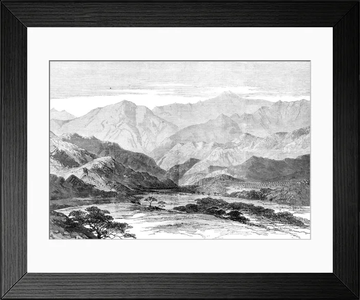 Framed Print : The Abyssinian Expedition: Koomailee, at the mouth of the pass leading to Senafe, 1868. Creator: Unknown Framed Print : The Abyssinian Expedition: Koomailee, at the mouth of the pass leading to Senafe, 1868. Creator: Unknown