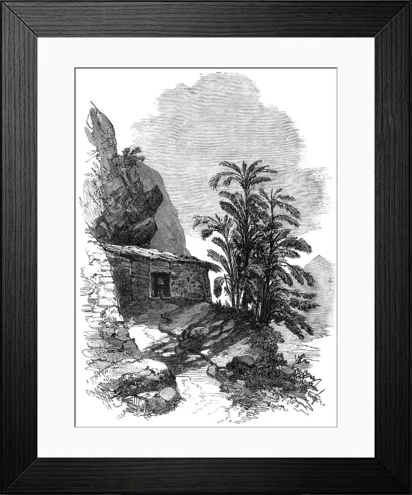 Framed Print : The Abyssinian Expedition: the church at Goun-Gouna, 1868. Creator: Unknown Framed Print : The Abyssinian Expedition: the church at Goun-Gouna, 1868. Creator: Unknown