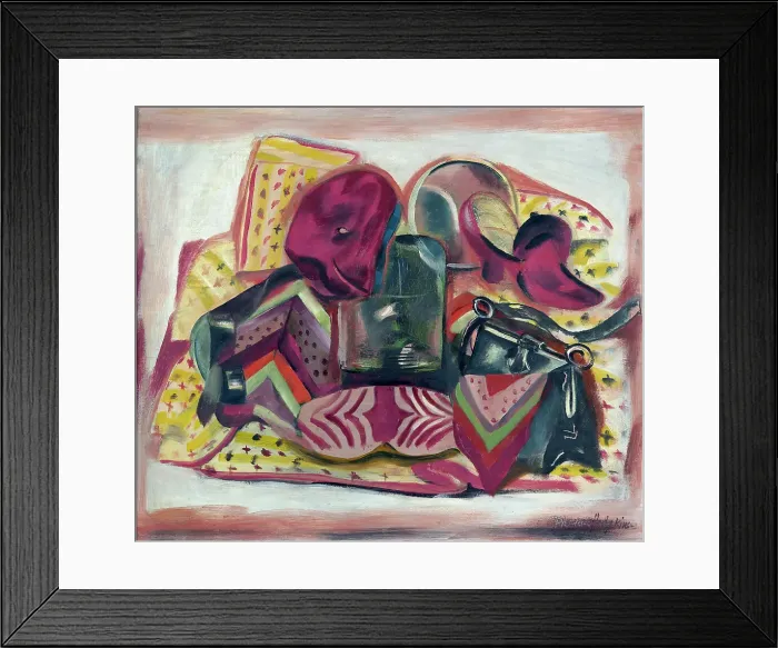 Framed Print : Still life: Self-portrait, c1935. Creator: Frances Hodgkins Framed Print : Still life: Self-portrait, c1935. Creator: Frances Hodgkins
