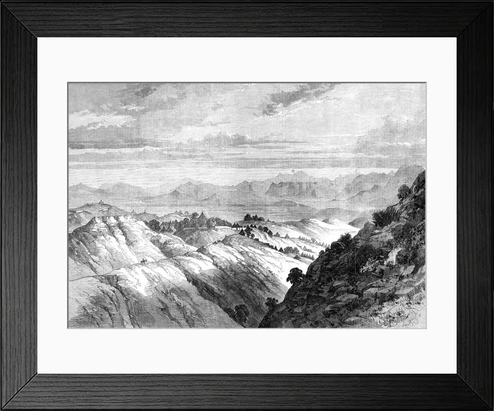 Framed Print : The Abyssinian Expedition: view of Antalo, 1868. Creator: Unknown Framed Print : The Abyssinian Expedition: view of Antalo, 1868. Creator: Unknown