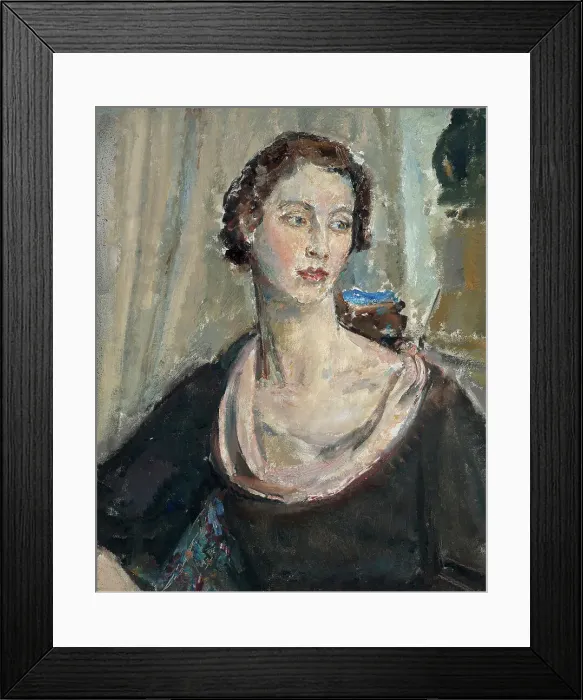 Framed Print : The Countess of Strathcona, 1930s. Creator: Ethel Walker Framed Print : The Countess of Strathcona, 1930s. Creator: Ethel Walker