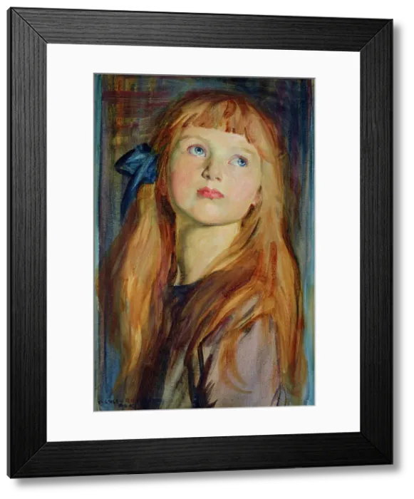 Framed Print : Thoughts, 1920. Creator: Harry Linley Richardson Framed Print : Thoughts, 1920. Creator: Harry Linley Richardson