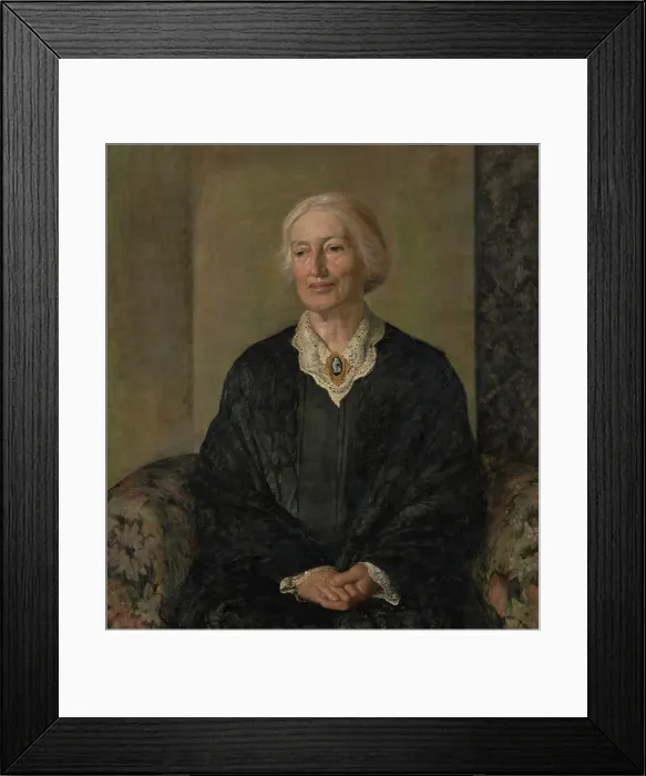 Framed Print : Portrait of Miss D.K. Richmond, c1924. Creator: Harry Linley Richardson Framed Print : Portrait of Miss D.K. Richmond, c1924. Creator: Harry Linley Richardson