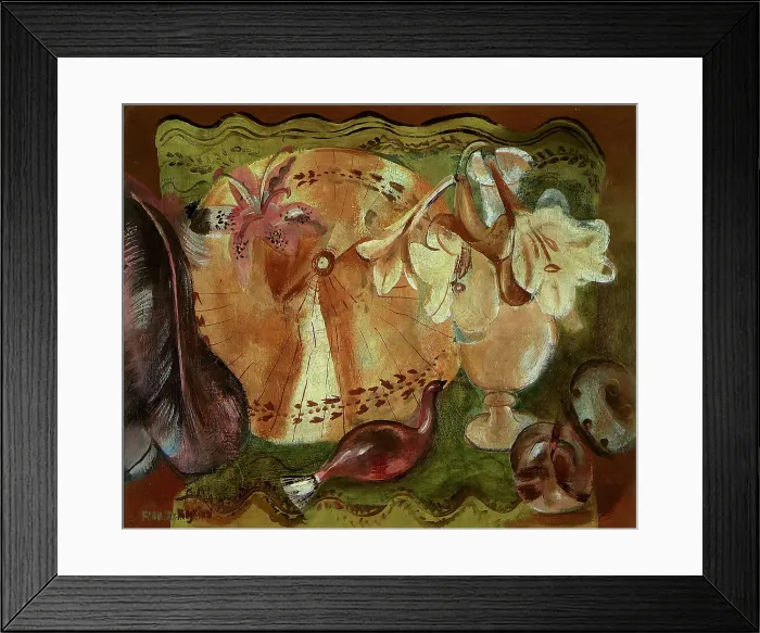 Framed Print : Decorative motif, c1935. Creator: Frances Hodgkins Framed Print : Decorative motif, c1935. Creator: Frances Hodgkins