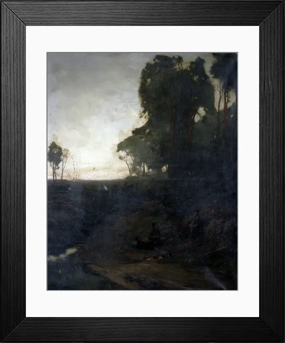 Framed Print : Waiting for darkness, c1880s. Creator: David Farquharson Framed Print : Waiting for darkness, c1880s. Creator: David Farquharson