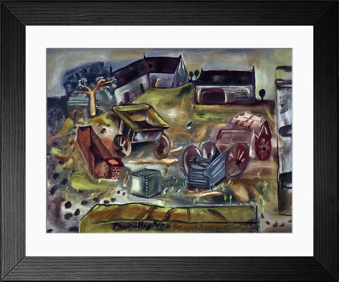 Framed Print : Quarry Farm, Wiltshire, c1937. Creator: Frances Hodgkins Framed Print : Quarry Farm, Wiltshire, c1937. Creator: Frances Hodgkins