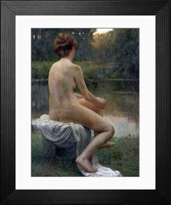 Framed Print : A summer reverie, c1910s. Creator: Harry Percy Clifford Framed Print : A summer reverie, c1910s. Creator: Harry Percy Clifford