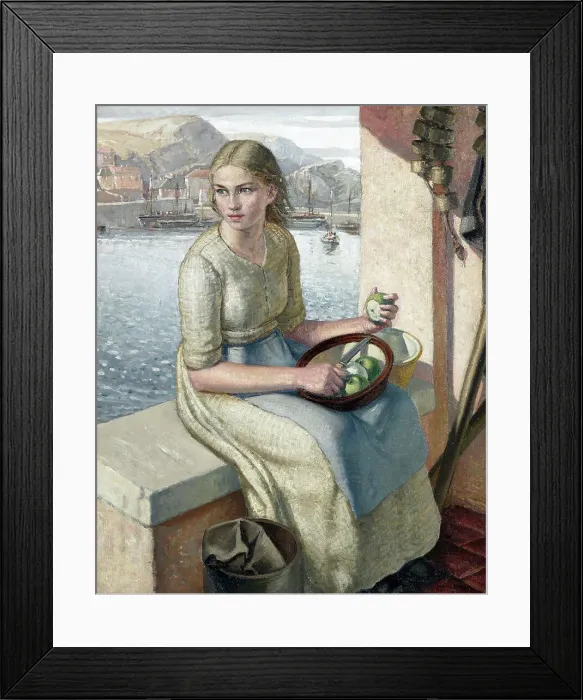 Framed Print : The fisherman's daughter, c1926. Creator: Harry Morley Framed Print : The fisherman's daughter, c1926. Creator: Harry Morley
