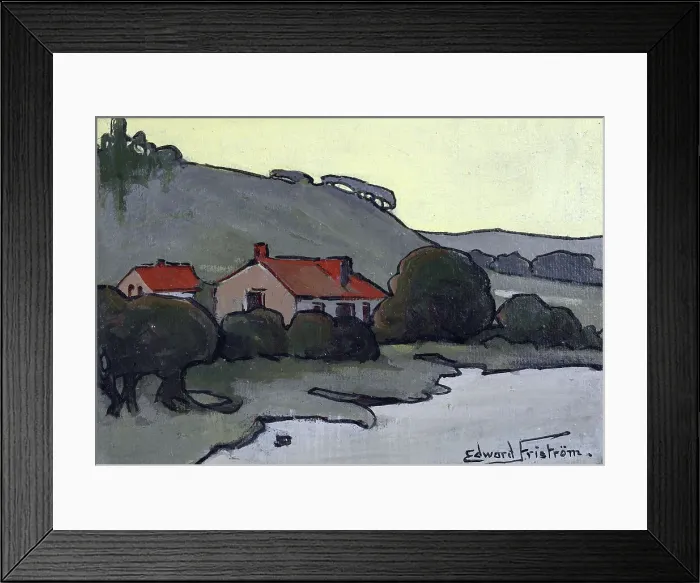 Framed Print : Homestead, Lake Wakatipu, Queenstown, no.2, c1905. Creator: Clas Edvard Fristrom Framed Print : Homestead, Lake Wakatipu, Queenstown, no.2, c1905. Creator: Clas Edvard Fristrom
