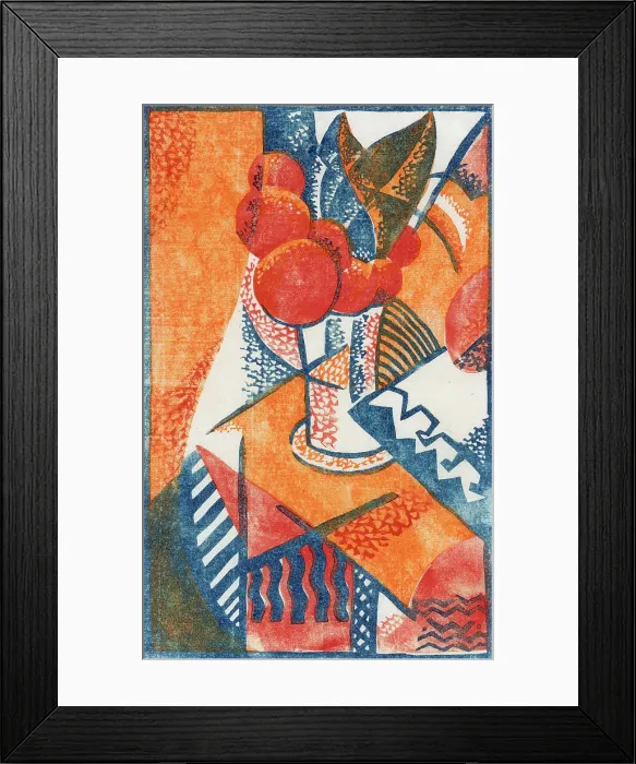 Framed Print : Vase of flowers, c1931. Creator: Frank Weitzel