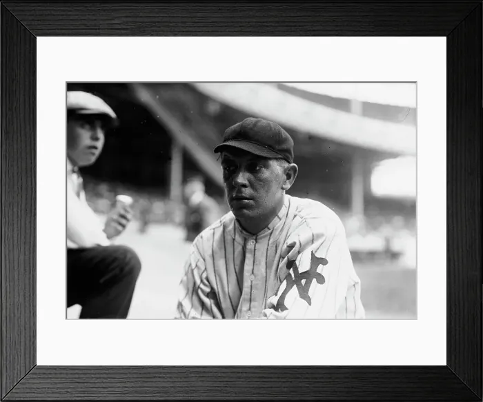 Framed Print : LaRue Kirby, New York NL, at Polo Grounds, NY (baseball), 1912. Creator: Bain News Service Framed Print : LaRue Kirby, New York NL, at Polo Grounds, NY (baseball), 1912. Creator: Bain News Service