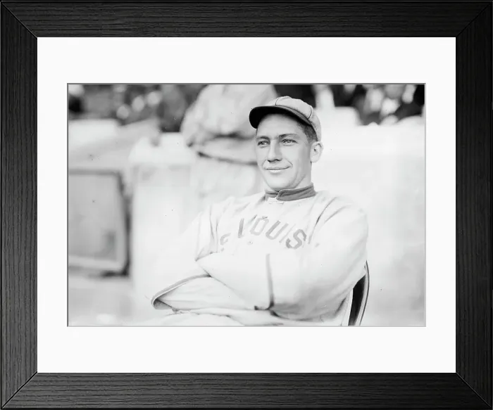 Framed Print : Del Pratt, St. Louis AL (baseball), 1913. Creator: Bain News Service Framed Print : Del Pratt, St. Louis AL (baseball), 1913. Creator: Bain News Service