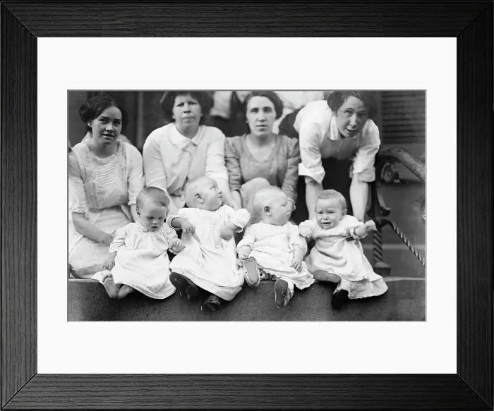 Framed Print : East Side Babies, between c1910 and c1915. Creator: Bain News Service Framed Print : East Side Babies, between c1910 and c1915. Creator: Bain News Service