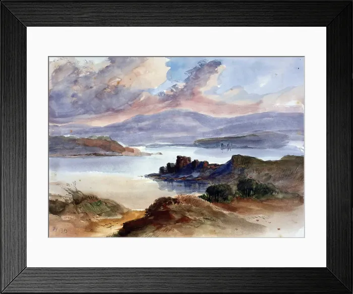 Framed Print : Landscape, 1844-1906. Creator: Hercules Brabazon Brabazon Framed Print : Landscape, 1844-1906. Creator: Hercules Brabazon Brabazon