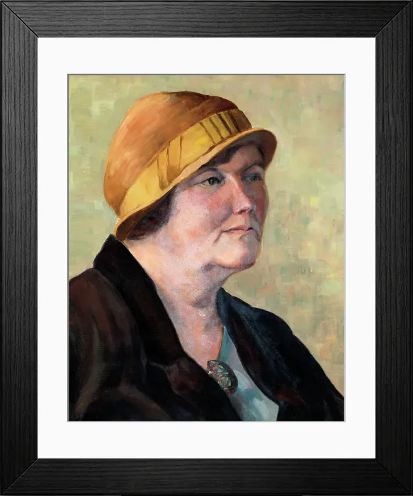 Framed Print : Untitled. [Portrait of a woman], c1926-1939. Creator: Elizabeth Berry