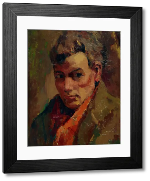 Framed Print : Self portrait, c1915. Creator: Frederick James Porter Framed Print : Self portrait, c1915. Creator: Frederick James Porter