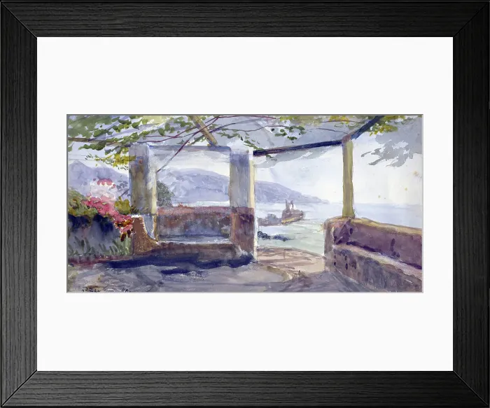 Framed Print : Seaside, 1844-1906. Creator: Hercules Brabazon Brabazon Framed Print : Seaside, 1844-1906. Creator: Hercules Brabazon Brabazon
