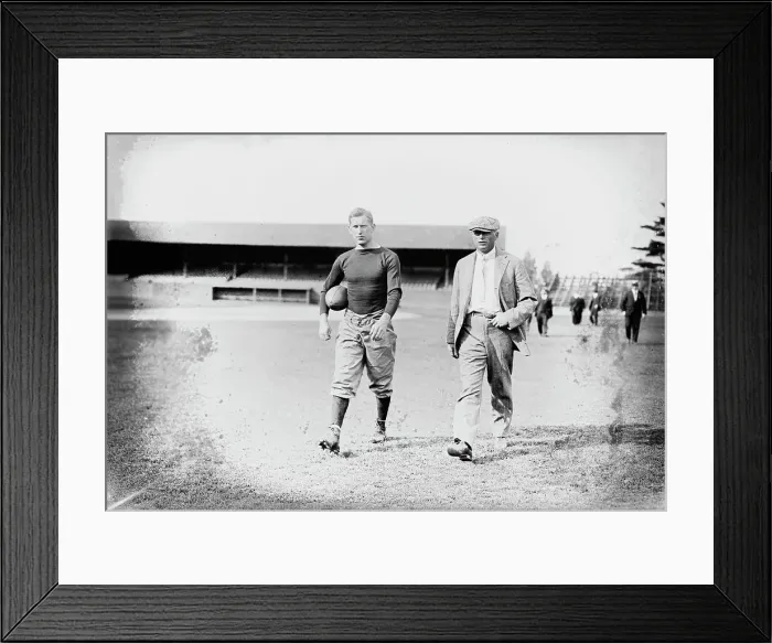 Framed Print : Coach Jones - Yale - Trainer Mack, 1913. Creator: Bain News Service Framed Print : Coach Jones - Yale - Trainer Mack, 1913. Creator: Bain News Service