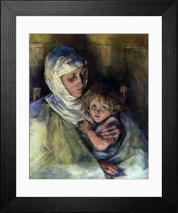Framed Print : Charity, c1900. Creator: Elizabeth Adela Forbes Framed Print : Charity, c1900. Creator: Elizabeth Adela Forbes