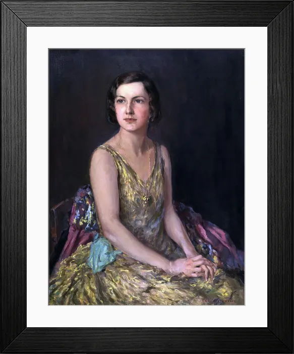 Framed Print : May, daughter of Brigadier General Andrew, CMG. c1925. Creator: Annie Elizabeth Kelly Framed Print : May, daughter of Brigadier General Andrew, CMG. c1925. Creator: Annie Elizabeth Kelly