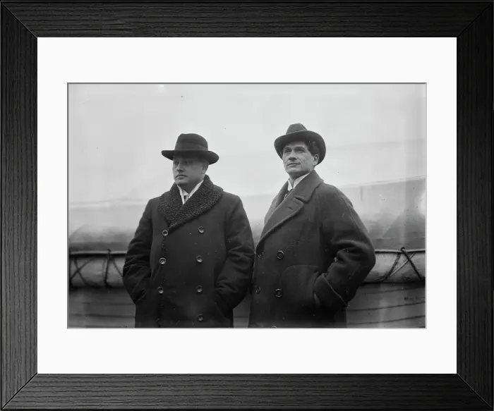Framed Print : Carl Jorn and Adam Didur, between c1910 and c1915. Creator: Bain News Service Framed Print : Carl Jorn and Adam Didur, between c1910 and c1915. Creator: Bain News Service