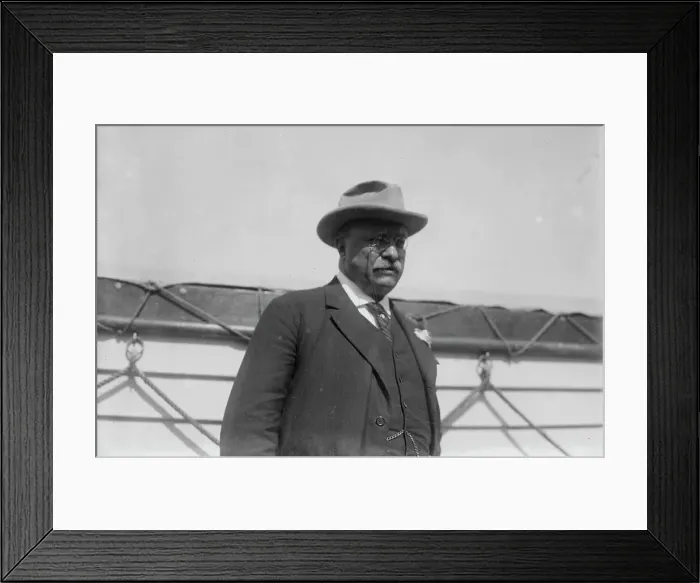 Framed Print : Col. Roosevelt on S.S. VANDYCK, between c1910 and c1915. Creator: Bain News Service Framed Print : Col. Roosevelt on S.S. VANDYCK, between c1910 and c1915. Creator: Bain News Service