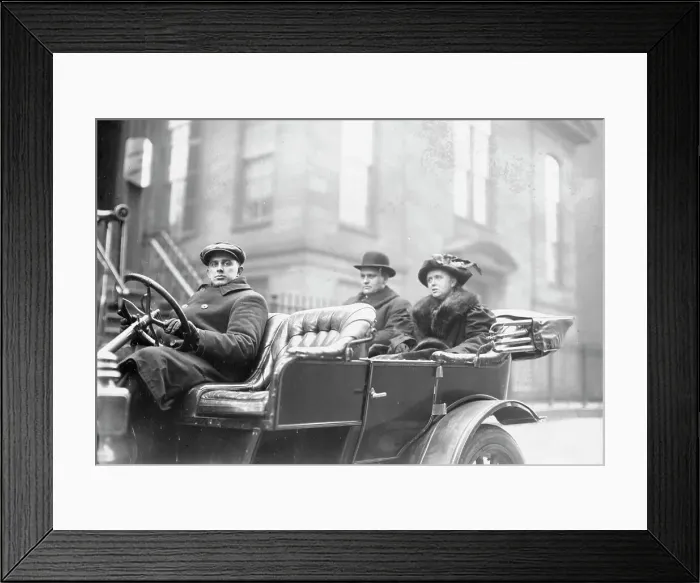 Framed Print : Com'r Kath. Davis & Deputy Lewis, between c1910 and c1915. Creator: Bain News Service Framed Print : Com'r Kath. Davis & Deputy Lewis, between c1910 and c1915. Creator: Bain News Service