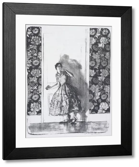 Framed Print : Madame Figaro, 1917. Creator: Ethel Gabain Framed Print : Madame Figaro, 1917. Creator: Ethel Gabain