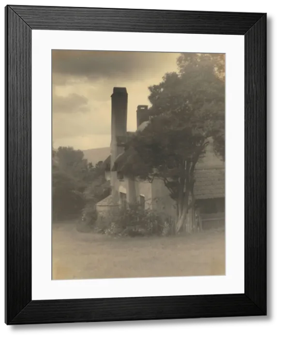 Framed Print : Building, 1918-1920s. Creator: Eunice Harriett Garlick Framed Print : Building, 1918-1920s. Creator: Eunice Harriett Garlick