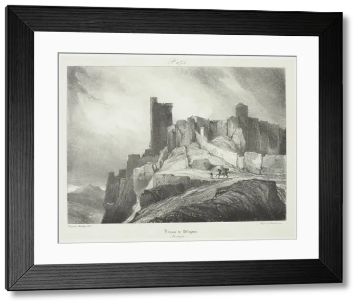 Framed Print : The Dungeon of Polignac, 1831. Creator: Eugene Isabey Framed Print : The Dungeon of Polignac, 1831. Creator: Eugene Isabey