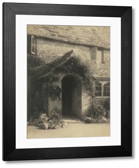 Framed Print : Building, 1918-1920s. Creator: Eunice Harriett Garlick Framed Print : Building, 1918-1920s. Creator: Eunice Harriett Garlick