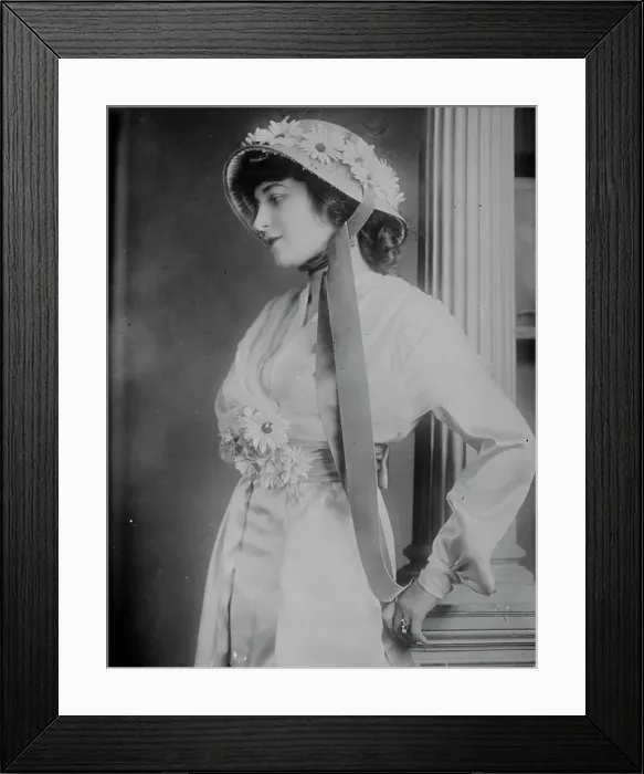 Framed Print : Carolyn Thomson in Adele, 1913. Creator: Bain News Service Framed Print : Carolyn Thomson in Adele, 1913. Creator: Bain News Service