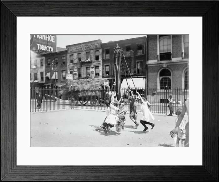 Framed Print : N.Y. Playground, between c1910 and c1915. Creator: Bain News Service Framed Print : N.Y. Playground, between c1910 and c1915. Creator: Bain News Service