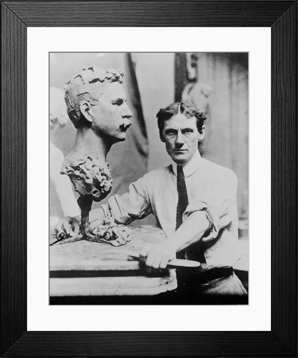 Framed Print : Chas. Grafly - art, 1913. Creator: Bain News Service Framed Print : Chas. Grafly - art, 1913. Creator: Bain News Service