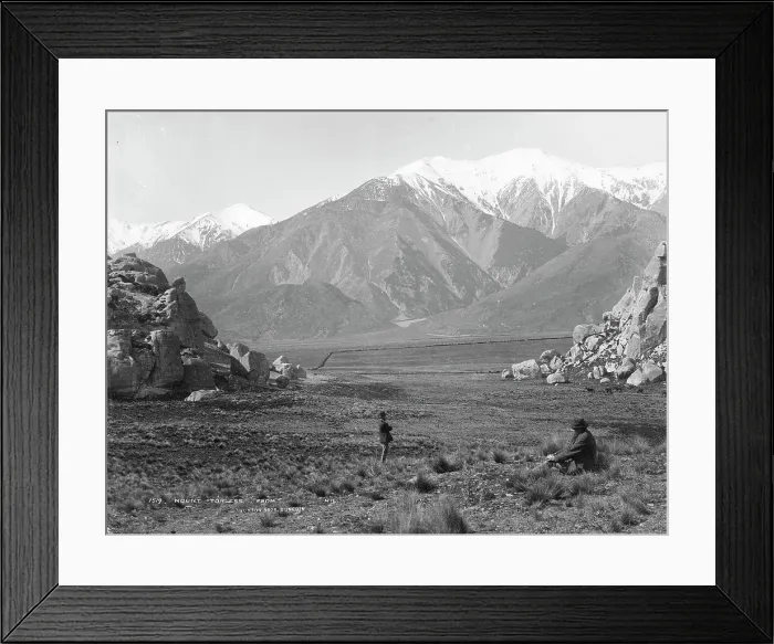 Framed Print : Mount Torless, from Castle Hill, c1880s. Creator: Burton Brothers
