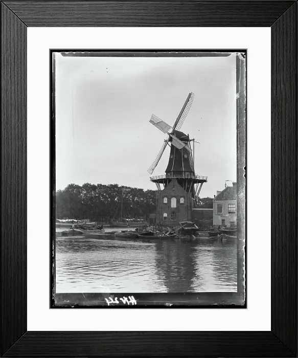 Framed Print : Windmill De Adriaan, Haarlem, the Netherlands, 1906-1917. Creator: George Crombie Framed Print : Windmill De Adriaan, Haarlem, the Netherlands, 1906-1917. Creator: George Crombie