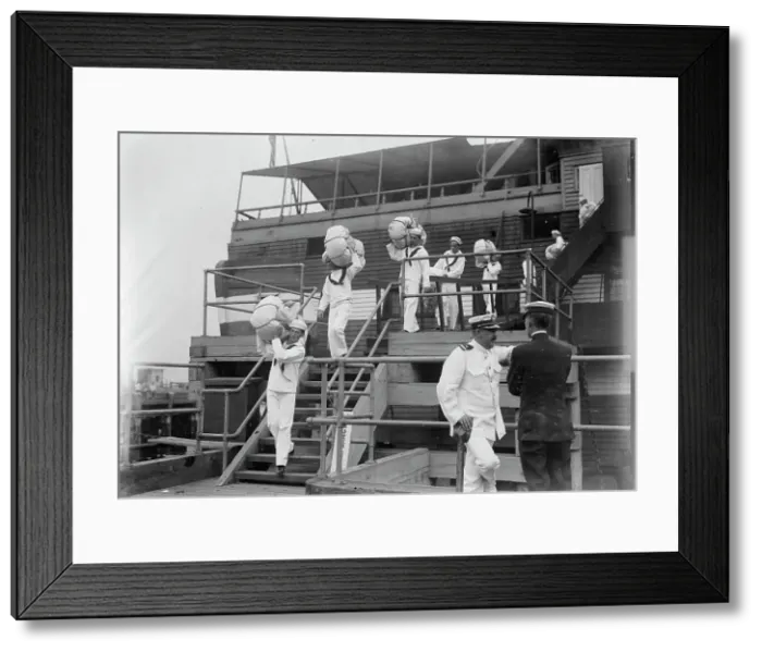 Framed Print : Naval Militia, between c1910 and c1915. Creator: Bain News Service Framed Print : Naval Militia, between c1910 and c1915. Creator: Bain News Service