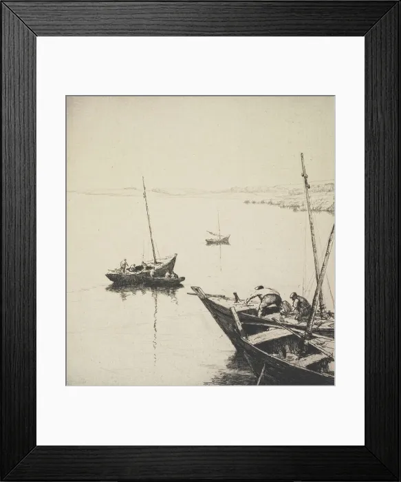 Framed Print : Port Manech, 1928. Creator: Martin Hardie Framed Print : Port Manech, 1928. Creator: Martin Hardie