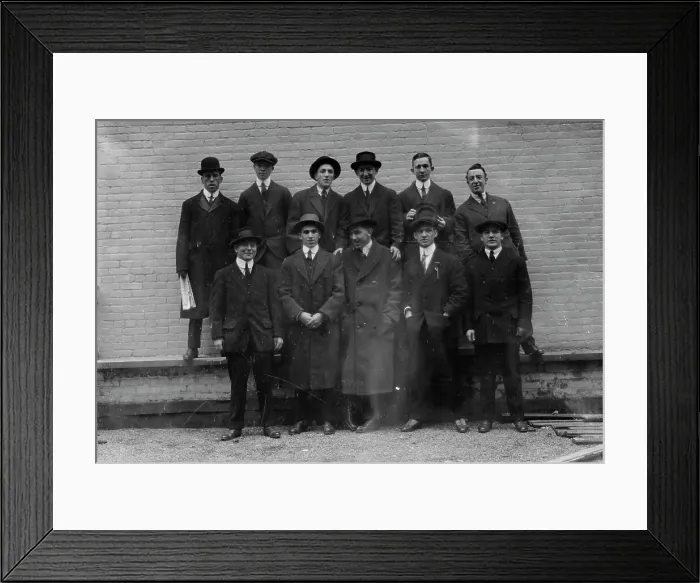 Framed Print : Danny Morgan's fighters, between c1910 and c1915. Creator: Bain News Service Framed Print : Danny Morgan's fighters, between c1910 and c1915. Creator: Bain News Service