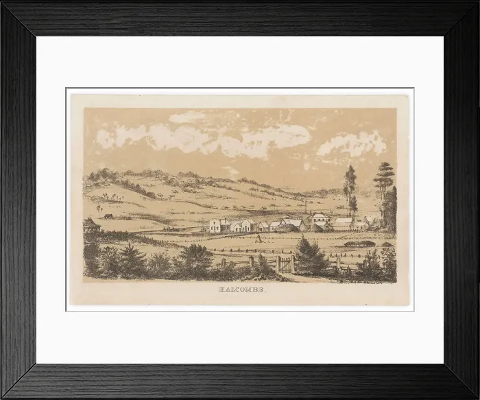 Framed Print : Halcombe, c.1878. Creator: Edith Stanway Halcombe Framed Print : Halcombe, c.1878. Creator: Edith Stanway Halcombe