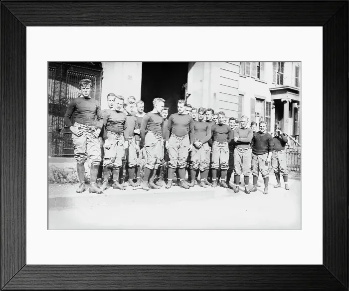 Framed Print : 1st Squad Varsity - Yale, between c1910 and c1915. Creator: Bain News Service Framed Print : 1st Squad Varsity - Yale, between c1910 and c1915. Creator: Bain News Service