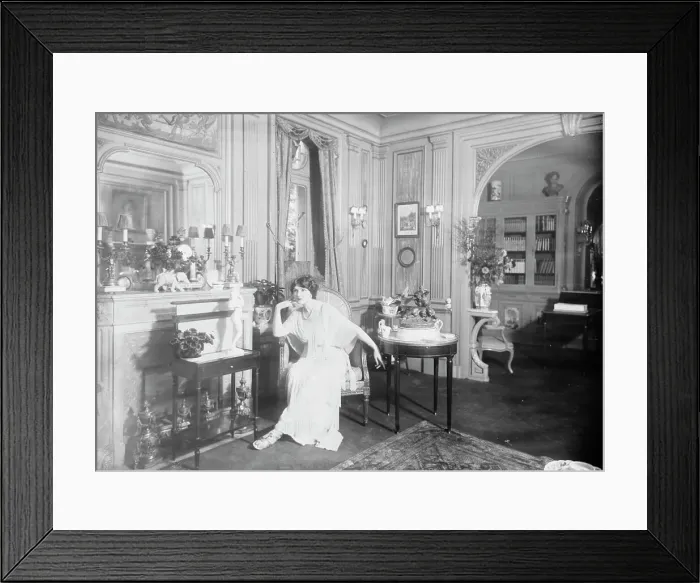 Framed Print : Baroness de Guestre [in home], between c1910 and c1915. Creator: Bain News Service
