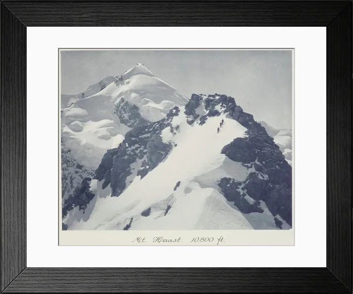 Framed Print : Mt Haast, 10, 800 ft. From the album: Record Pictures of New Zealand, 1920s. Creator: Harry Moult Framed Print : Mt Haast, 10, 800 ft. From the album: Record Pictures of New Zealand, 1920s. Creator: Harry Moult