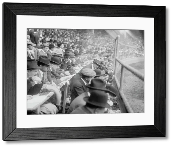 Framed Print : Fans, Polo Grounds, 1913. Creator: Bain News Service Framed Print : Fans, Polo Grounds, 1913. Creator: Bain News Service