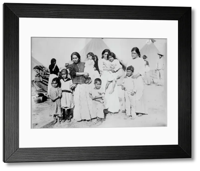 Framed Print : Mathilde Martinez & children, between c1910 and c1915. Creator: Bain News Service Framed Print : Mathilde Martinez & children, between c1910 and c1915. Creator: Bain News Service